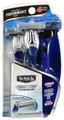 SCHICK QUATRO RAZOR DISPOS MEN 3CT