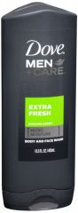 DOVE MEN BODY WASH EXTRA FRESH 13.5OZ