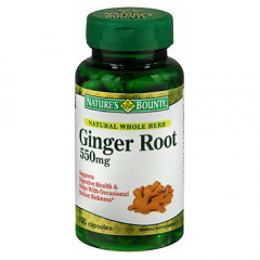 GINGER ROOT 550MG CAP 100CT NAT BOUNTY