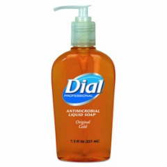 DIAL PUMP SOAP DECOR GOLD 7.5OZ