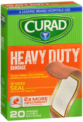 CURAD BANDAGE EXTREME HOLD 1SZ 20CT