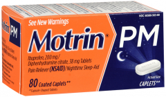 MOTRIN PM TABLET 80CT