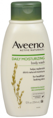 AVEENO BODY WASH DAILY MOIST 12OZ