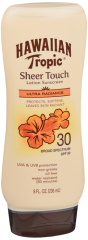 HAW TROPIC SHEER TOUCH LOTION SPF30 8OZ