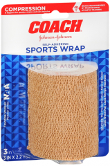 JJ COACH SELF ADHES ELASTIC BANDAGE 3IN