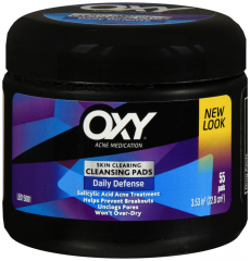 OXY DAILY DEFENSE CLEANSING PAD 55CT