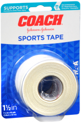 JJ COACH SPORT TAPE 1.5"X10YD