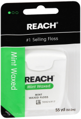 REACH FLOSS WAXED MINT 55YD