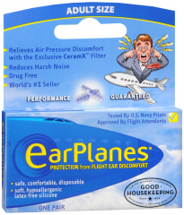 EARPLANES ADULT EAR PLUG 1PR