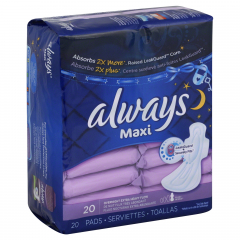 ALWAYS MAXI WING OVERNITE X/HEAVY 6X20CT