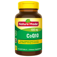 COQ10 100MG SOFTGEL 20%BNS 72CT NAT MADE