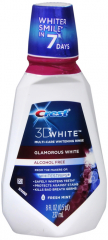 CREST 3D WHITE RINSE MINT LIQ 237ML