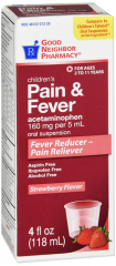 GNP PAIN RLF CHLD STW 160MG SUSP 4OZ