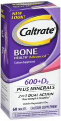 CALTRATE 600-D PLUS MINERAL TABLET 60CT