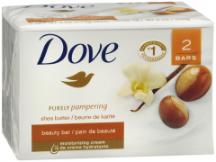 DOVE BAR SOAP NOURISH SHEA BTTR 2X4.25OZ