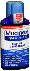 MUCINEX FAST MAX COLD FLU SORE THRT 6OZ