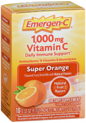 EMERGEN-C VIT C 1000MG ORANGE 10CT