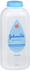 JOHNSONS BABY POWDER ALOE/VIT E 15OZ