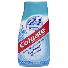 COLGATE 2N1 WHITEN LIQUID ICY BLST 4.6OZ