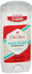 OLD SPICE H/E INV SLD PURE SPORT DEO 3OZ