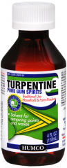 TURPENTINE LIQUID 4OZ HUMCO