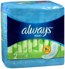 ALWAYS MAXI LONG UNSCNTD 6X22CT