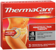 THERMACARE 8HR MENSTRAL 3CT