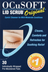 OCUSOFT EYE LID SCRUB PAD 30CT