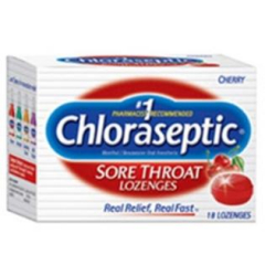 CHLORASEPTIC LOZENGE CHERRY 18CT