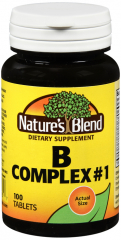 B COMPLEX FORM 1 TABLET 100CT NAT BLEND