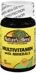 MULTIVIT W/MINERALS TAB 100CT NAT BLEND