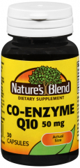 COQ10 50MG CAPSULE 30CT NAT BLEND