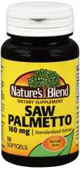 SAW PALMETTO 160MG SGC 30CT NAT BLEND