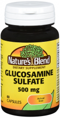 GLUCOS SULFATE 500MG CAP 60CT NAT BLEND