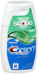 CREST COMPLET+SCOPE WHITEN GEL 4.6OZ