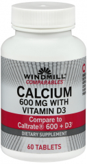 CALCIUM CARB+D 600MG TABLET 60CT WINDML