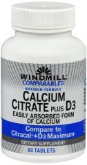 CALCIUM CITRATE+D TABLET 60CT WINDML