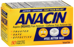 ANACIN TABLET 50CT