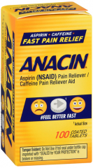 ANACIN TABLET 100CT