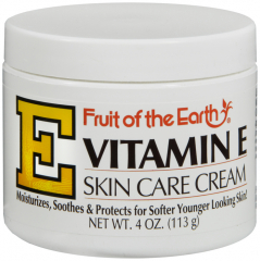 ALOE VITAMIN E CREAM 4OZ FRUIT EARTH