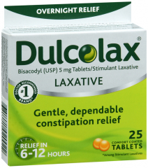 DULCOLAX 5MG TABLET 25CT