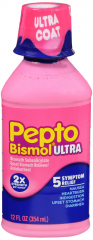 PEPTO BISMOL ULTRA LIQUID ORIGINAL 12OZ