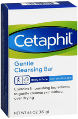 CETAPHIL GENTLE CLEANSING BAR 4.5OZ
