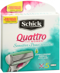 SCHICK QUATRO REFILL WOMEN SENS 4CT