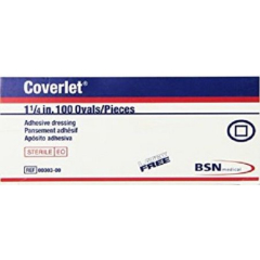 COVERLET OVAL 1.25" BDG 100
