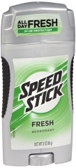 SPEED STICK DEO ACTIVE FRESH 3OZ