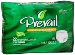 U/WEAR PREVAIL PROT YTH SM U/G 4X22