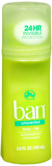 BAN ROLL ON UNSCENTED 3.5OZ