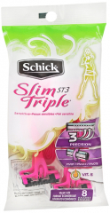 SCHICK ST3 DISPOSABLE WOMEN SENS 8CT