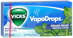 VICKS COUGH DROP BOX MENTHOL 20X20CT